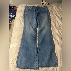 Wrangler bootcut blue jeans